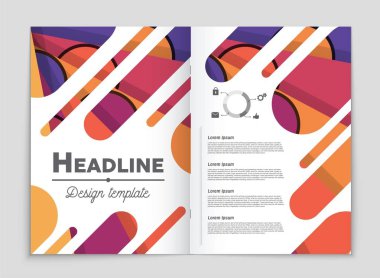 Soyut vektör düzen arka plan set. Sanat tasarım şablonu, liste, ön sayfa, mockup broşür Tema stili, afiş, fikir, kapak, kitapçık, baskı, el ilanı için kitap, boş, kartı, reklam, işareti, sayfa,, a4