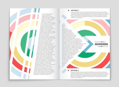 Soyut vektör düzen arka plan set. Sanat tasarım şablonu, liste, ön sayfa, mockup broşür Tema stili, afiş, fikir, kapak, kitapçık, baskı, el ilanı için kitap, boş, kartı, reklam, işareti, sayfa a4