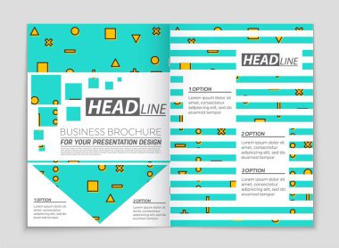 Soyut vektör düzen arka plan set. Sanat tasarım şablonu, liste, ön sayfa, mockup broşür Tema stili, afiş, fikir, kapak, kitapçık, baskı, el ilanı için kitap, boş, kartı, reklam, işareti, sayfa a4