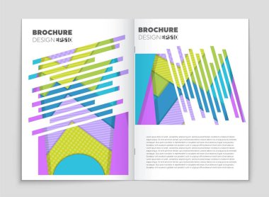 Soyut vektör düzen arka plan set. Sanat tasarım şablonu, liste, ön sayfa, mockup broşür Tema stili, afiş, fikir, kapak, kitapçık, baskı, el ilanı için kitap, boş, kartı, reklam, işareti, sayfa,, a4