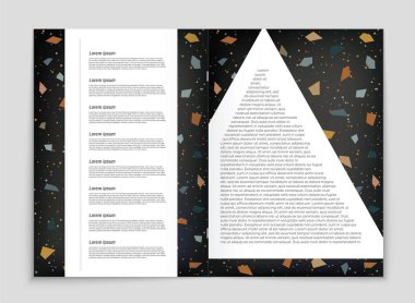 Soyut vektör düzen arka plan set. Sanat tasarım şablonu, liste, ön sayfa, mockup broşür Tema stili, afiş, fikir, kapak, kitapçık, baskı, el ilanı için kitap, boş, kartı, reklam, işareti, sayfa,, a4.