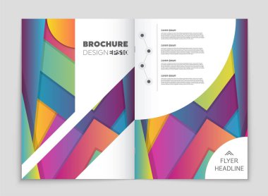 Soyut vektör düzen arka plan set. Sanat tasarım şablonu, liste, ön sayfa, mockup broşür Tema stili, afiş, fikir, kapak, kitapçık, baskı, el ilanı için kitap, boş, kartı, reklam, işareti, sayfa,, a4