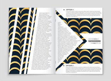 Soyut vektör düzen arka plan set. Sanat tasarım şablonu, liste, ön sayfa, mockup broşür Tema stili, afiş, fikir, kapak, kitapçık, baskı, el ilanı için kitap, boş, kartı, reklam, işareti, sayfa a4