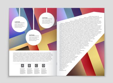 Soyut vektör düzen arka plan set. Sanat tasarım şablonu, liste, ön sayfa, mockup broşür Tema stili, afiş, fikir, kapak, kitapçık, baskı, el ilanı için kitap, boş, kartı, reklam, işareti, sayfa a4.