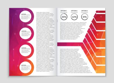Soyut vektör düzen arka plan set. Sanat tasarım şablonu, liste, ön sayfa, mockup broşür Tema stili, afiş, fikir, kapak, kitapçık, baskı, el ilanı için kitap, boş, kartı, reklam, işareti, sayfa a4.