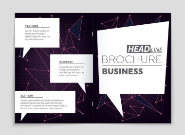 Soyut vektör düzen arka plan set. Sanat tasarım şablonu, liste, ön sayfa, mockup broşür Tema stili, afiş, fikir, kapak, kitapçık, baskı, el ilanı için kitap, boş, kartı, reklam, işareti, sayfa a4