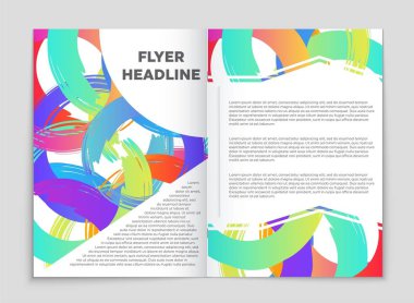 Soyut vektör düzen arka plan set. Sanat tasarım şablonu, liste, ön sayfa, mockup broşür Tema stili, afiş, fikir, kapak, kitapçık, baskı, el ilanı için kitap, boş, kartı, reklam, işareti, sayfa,, a4.