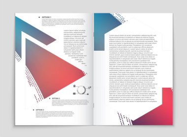 Soyut vektör düzen arka plan set. Sanat tasarım şablonu, liste, ön sayfa, mockup broşür Tema stili, afiş, fikir, kapak, kitapçık, baskı, el ilanı için kitap, boş, kartı, reklam, işareti, sayfa a4