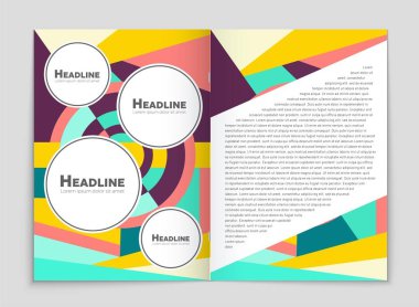 Soyut vektör düzen arka plan set. Sanat tasarım şablonu, liste, ön sayfa, mockup broşür Tema stili, afiş, fikir, kapak, kitapçık, baskı, el ilanı için kitap, boş, kartı, reklam, işareti, sayfa a4.