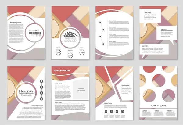 Soyut vektör düzen arka plan set. Sanat tasarım şablonu, liste, ön sayfa, mockup broşür Tema stili, afiş, fikir, kapak, kitapçık, baskı, el ilanı için kitap, boş, kartı, reklam, işareti, sayfa,, a4