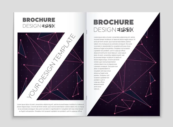 Hintergrundset für abstrakte Vektorlayouts. für Art Template Design, Liste, Titelseite, Mockup Broschüre Themenstil, Banner, Idee, Cover, Booklet, Druck, Flyer, Buch, Blanko, Karte, Anzeige, Schild, Blatt, A4 — Stockvektor