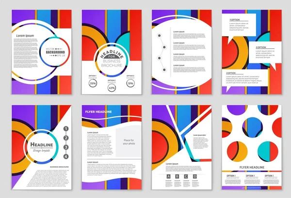 Soyut vektör düzen arka plan set. Sanat tasarım şablonu, liste, ön sayfa, mockup broşür Tema stili, afiş, fikir, kapak, kitapçık, baskı, el ilanı için kitap, boş, kartı, reklam, işareti, sayfa,, a4
