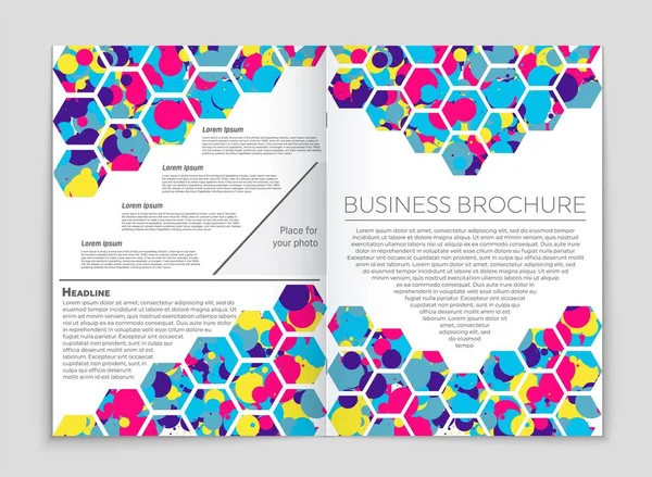 Abstract vector lay-out achtergrond instellen. Voor kunst sjabloonontwerp, lijst, voorpagina, mockup de stijl van het thema van de brochure, banner, idee, cover, boekje, print, flyer, boek, leeg, kaart, advertentie, teken, blad, a4 — Stockvector