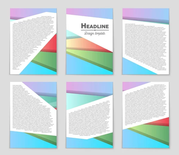 Soyut vektör düzen arka plan set. Sanat tasarım şablonu, liste, ön sayfa, mockup broşür Tema stili, afiş, fikir, kapak, kitapçık, baskı, el ilanı için kitap, boş, kartı, reklam, işareti, sayfa,, a4