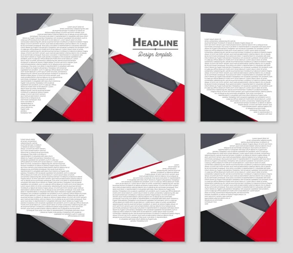 Abstract vector lay-out achtergrond instellen. Voor kunst sjabloonontwerp, lijst, voorpagina, mockup de stijl van het thema van de brochure, banner, idee, cover, boekje, print, flyer, boek, leeg, kaart, advertentie, teken, blad,, a4 — Stockvector