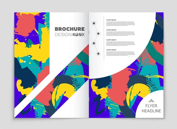 Soyut vektör düzen arka plan set. Sanat tasarım şablonu, liste, ön sayfa, mockup broşür Tema stili, afiş, fikir, kapak, kitapçık, baskı, el ilanı için kitap, boş, kartı, reklam, işareti, sayfa,, a4.