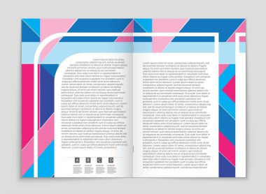 Soyut vektör düzen arka plan set. Sanat tasarım şablonu, liste, ön sayfa, mockup broşür Tema stili, afiş, fikir, kapak, kitapçık, baskı, el ilanı için kitap, boş, kartı, reklam, işareti, sayfa a4.