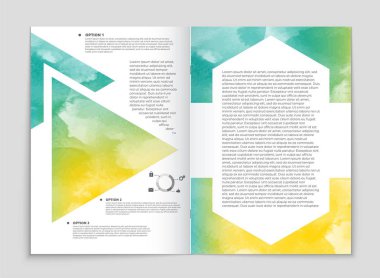 Soyut vektör düzen arka plan set. Sanat tasarım şablonu, liste, ön sayfa, mockup broşür Tema stili, afiş, fikir, kapak, kitapçık, baskı, el ilanı için kitap, boş, kartı, reklam, işareti, sayfa a4