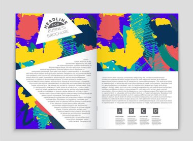 Soyut vektör düzen arka plan set. Sanat tasarım şablonu, liste, ön sayfa, mockup broşür Tema stili, afiş, fikir, kapak, kitapçık, baskı, el ilanı için kitap, boş, kartı, reklam, işareti, sayfa,, a4.