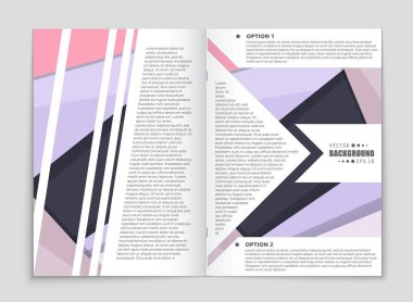 Soyut vektör düzen arka plan set. Sanat tasarım şablonu, liste, ön sayfa, mockup broşür Tema stili, afiş, fikir, kapak, kitapçık, baskı, el ilanı için kitap, boş, kartı, reklam, işareti, sayfa,, a4