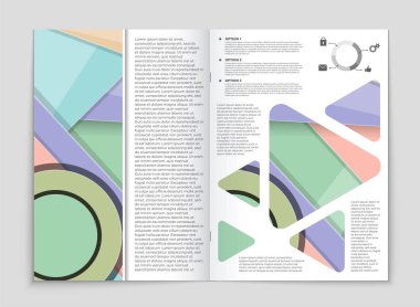 Soyut vektör düzen arka plan set. Sanat tasarım şablonu, liste, ön sayfa, mockup broşür Tema stili, afiş, fikir, kapak, kitapçık, baskı, el ilanı için kitap, boş, kartı, reklam, işareti, sayfa,, a4