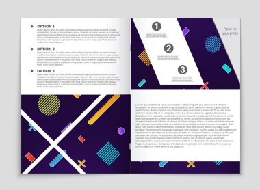 Soyut vektör düzen arka plan set. Sanat tasarım şablonu, liste, ön sayfa, mockup broşür Tema stili, afiş, fikir, kapak, kitapçık, baskı, el ilanı için kitap, boş, kartı, reklam, işareti, sayfa a4