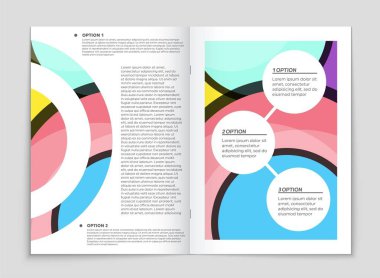 Soyut vektör düzen arka plan set. Sanat tasarım şablonu, liste, ön sayfa, mockup broşür Tema stili, afiş, fikir, kapak, kitapçık, baskı, el ilanı için kitap, boş, kartı, reklam, işareti, sayfa,, a4