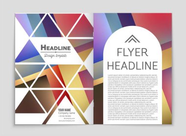 Soyut vektör düzen arka plan set. Sanat tasarım şablonu, liste, ön sayfa, mockup broşür Tema stili, afiş, fikir, kapak, kitapçık, baskı, el ilanı için kitap, boş, kartı, reklam, işareti, sayfa a4.