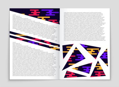 Soyut vektör düzen arka plan set. Sanat tasarım şablonu, liste, ön sayfa, mockup broşür Tema stili, afiş, fikir, kapak, kitapçık, baskı, el ilanı için kitap, boş, kartı, reklam, işareti, sayfa a4