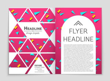 Soyut vektör düzen arka plan set. Sanat tasarım şablonu, liste, ön sayfa, mockup broşür Tema stili, afiş, fikir, kapak, kitapçık, baskı, el ilanı için kitap, boş, kartı, reklam, işareti, sayfa,, a4.