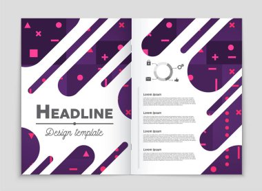 Soyut vektör düzen arka plan set. Sanat tasarım şablonu, liste, ön sayfa, mockup broşür Tema stili, afiş, fikir, kapak, kitapçık, baskı, el ilanı için kitap, boş, kartı, reklam, işareti, sayfa a4