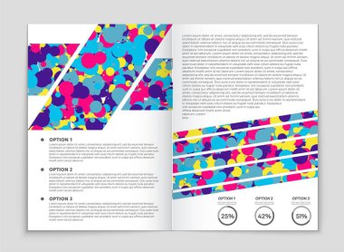 Soyut vektör düzen arka plan set. Sanat tasarım şablonu, liste, ön sayfa, mockup broşür Tema stili, afiş, fikir, kapak, kitapçık, baskı, el ilanı için kitap, boş, kartı, reklam, işareti, sayfa a4