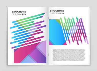 Soyut vektör düzen arka plan set. Sanat tasarım şablonu, liste, ön sayfa, mockup broşür Tema stili, afiş, fikir, kapak, kitapçık, baskı, el ilanı için kitap, boş, kartı, reklam, işareti, sayfa,, a4