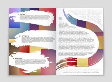 Soyut vektör düzen arka plan set. Sanat tasarım şablonu, liste, ön sayfa, mockup broşür Tema stili, afiş, fikir, kapak, kitapçık, baskı, el ilanı için kitap, boş, kartı, reklam, işareti, sayfa a4.