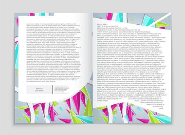 Soyut vektör düzen arka plan set. Sanat tasarım şablonu, liste, ön sayfa, mockup broşür Tema stili, afiş, fikir, kapak, kitapçık, baskı, el ilanı için kitap, boş, kartı, reklam, işareti, sayfa a4