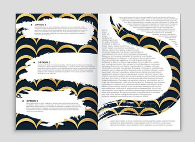 Soyut vektör düzen arka plan set. Sanat tasarım şablonu, liste, ön sayfa, mockup broşür Tema stili, afiş, fikir, kapak, kitapçık, baskı, el ilanı için kitap, boş, kartı, reklam, işareti, sayfa a4