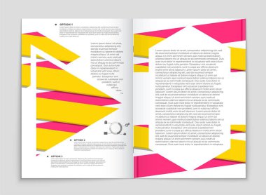 Soyut vektör düzen arka plan set. Sanat tasarım şablonu, liste, ön sayfa, mockup broşür Tema stili, afiş, fikir, kapak, kitapçık, baskı, el ilanı için kitap, boş, kartı, reklam, işareti, sayfa a4