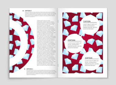 Soyut vektör düzen arka plan set. Sanat tasarım şablonu, liste, ön sayfa, mockup broşür Tema stili, afiş, fikir, kapak, kitapçık, baskı, el ilanı için kitap, boş, kartı, reklam, işareti, sayfa a4
