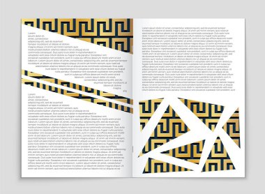 Soyut vektör düzen arka plan set. Sanat tasarım şablonu, liste, ön sayfa, mockup broşür Tema stili, afiş, fikir, kapak, kitapçık, baskı, el ilanı için kitap, boş, kartı, reklam, işareti, sayfa a4