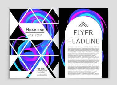 Soyut vektör düzen arka plan set. Sanat tasarım şablonu, liste, ön sayfa, mockup broşür Tema stili, afiş, fikir, kapak, kitapçık, baskı, el ilanı için kitap, boş, kartı, reklam, işareti, sayfa,, a4.