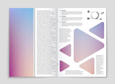 Soyut vektör düzen arka plan set. Sanat tasarım şablonu, liste, sayfa, mockup broşür Tema stili, afiş, fikir, kapak, kitapçık, baskı, el ilanı için kitap, boş, kartı, reklam, işareti, sayfa,, a4