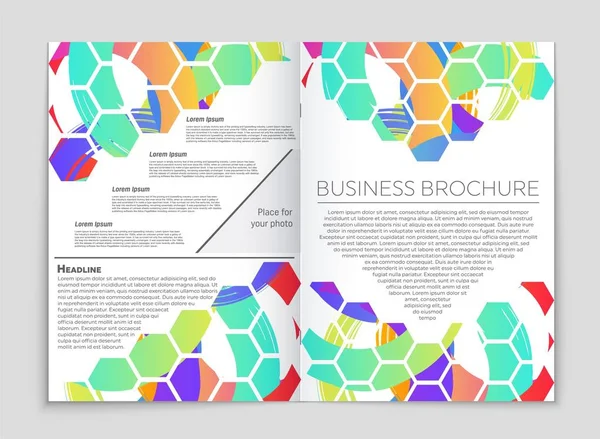 Abstract vector lay-out achtergrond instellen. Voor kunst sjabloonontwerp, lijst, voorpagina, mockup de stijl van het thema van de brochure, banner, idee, cover, boekje, print, flyer, boek, leeg, kaart, advertentie, teken, blad,, a4. — Stockvector