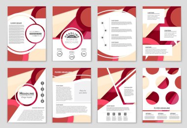 Soyut vektör düzen arka plan set. Sanat tasarım şablonu, liste, ön sayfa, mockup broşür Tema stili, afiş, fikir, kapak, kitapçık, baskı, el ilanı için kitap, boş, kartı, reklam, işareti, sayfa,, a4