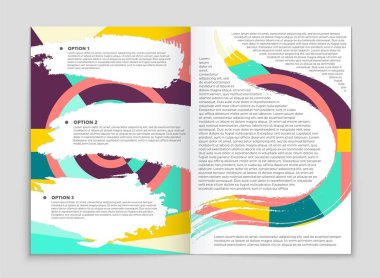 Soyut vektör düzen arka plan set. Sanat tasarım şablonu, liste, ön sayfa, mockup broşür Tema stili, afiş, fikir, kapak, kitapçık, baskı, el ilanı için kitap, boş, kartı, reklam, işareti, sayfa a4.