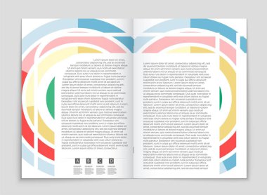 Soyut vektör düzen arka plan set. Sanat tasarım şablonu, liste, ön sayfa, mockup broşür Tema stili, afiş, fikir, kapak, kitapçık, baskı, el ilanı için kitap, boş, kartı, reklam, işareti, sayfa a4