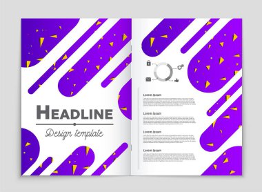 Soyut vektör düzen arka plan set. Sanat tasarım şablonu, liste, ön sayfa, mockup broşür Tema stili, afiş, fikir, kapak, kitapçık, baskı, el ilanı için kitap, boş, kartı, reklam, işareti, sayfa,, a4.