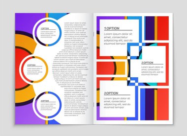 Soyut vektör düzen arka plan set. Sanat tasarım şablonu, liste, ön sayfa, mockup broşür Tema stili, afiş, fikir, kapak, kitapçık, baskı, el ilanı için kitap, boş, kartı, reklam, işareti, sayfa,, a4