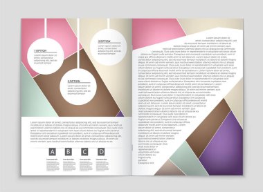 Soyut vektör düzen arka plan set. Sanat tasarım şablonu, liste, ön sayfa, mockup broşür Tema stili, afiş, fikir, kapak, kitapçık, baskı, el ilanı için kitap, boş, kartı, reklam, işareti, sayfa a4.