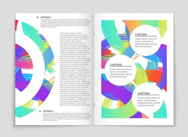 Soyut vektör düzen arka plan set. Sanat tasarım şablonu, liste, ön sayfa, mockup broşür Tema stili, afiş, fikir, kapak, kitapçık, baskı, el ilanı için kitap, boş, kartı, reklam, işareti, sayfa,, a4.