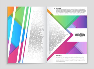 Soyut vektör düzen arka plan set. Sanat tasarım şablonu, liste, ön sayfa, mockup broşür Tema stili, afiş, fikir, kapak, kitapçık, baskı, el ilanı için kitap, boş, kartı, reklam, işareti, sayfa,, a4